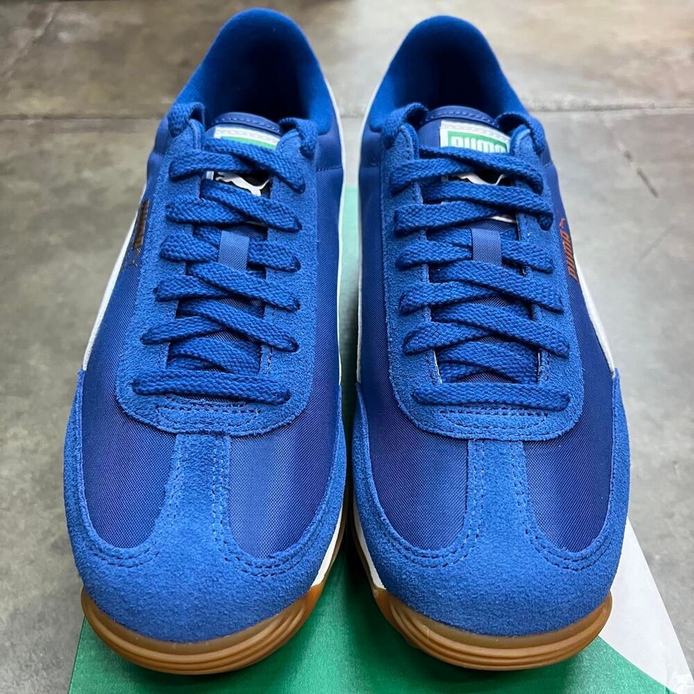 Puma Men's Blue and Navy Trainers - Picture 3 of 7